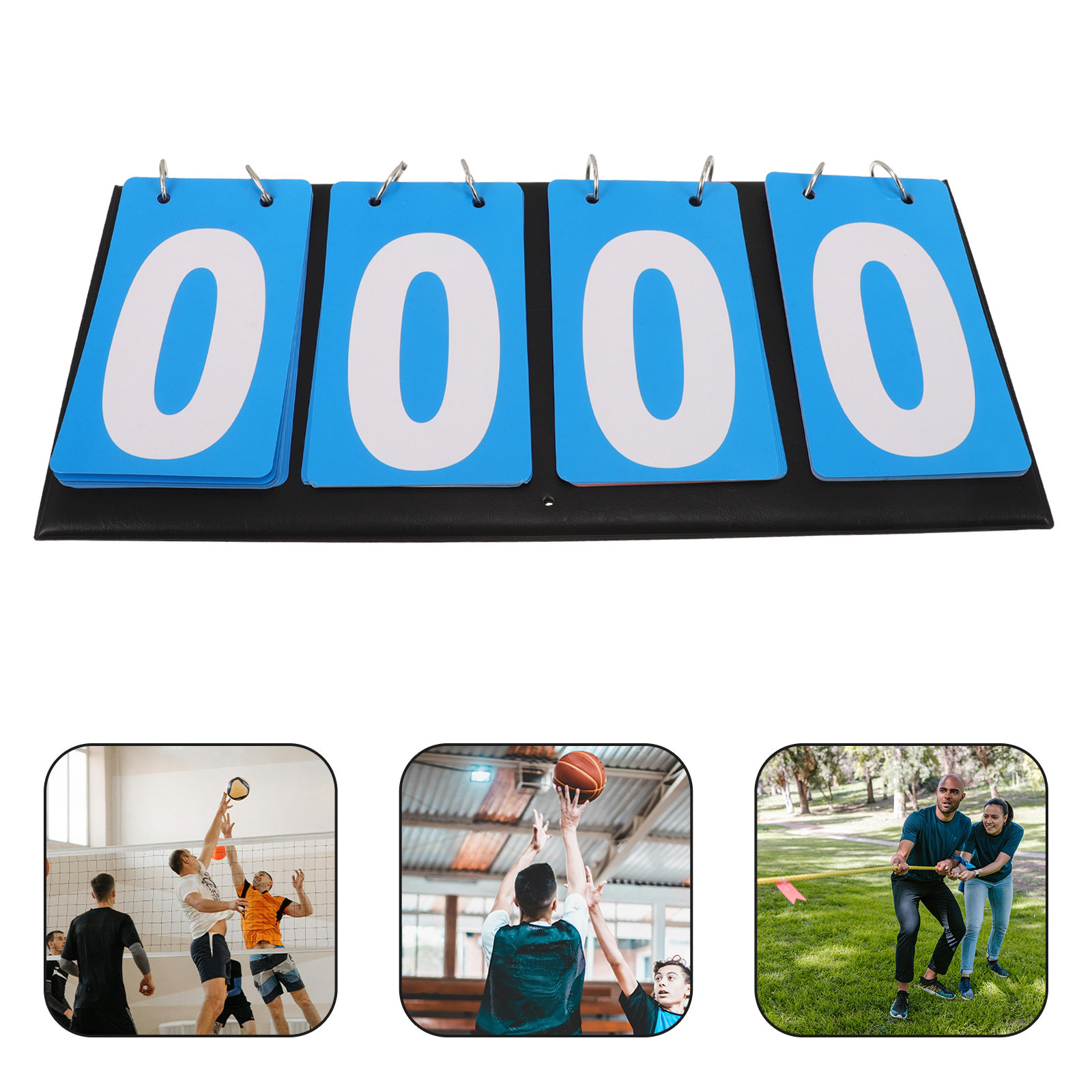 Table Tennis Scoreboard - Cuatro Marcadores Portátiles de Baloncesto, Marcador