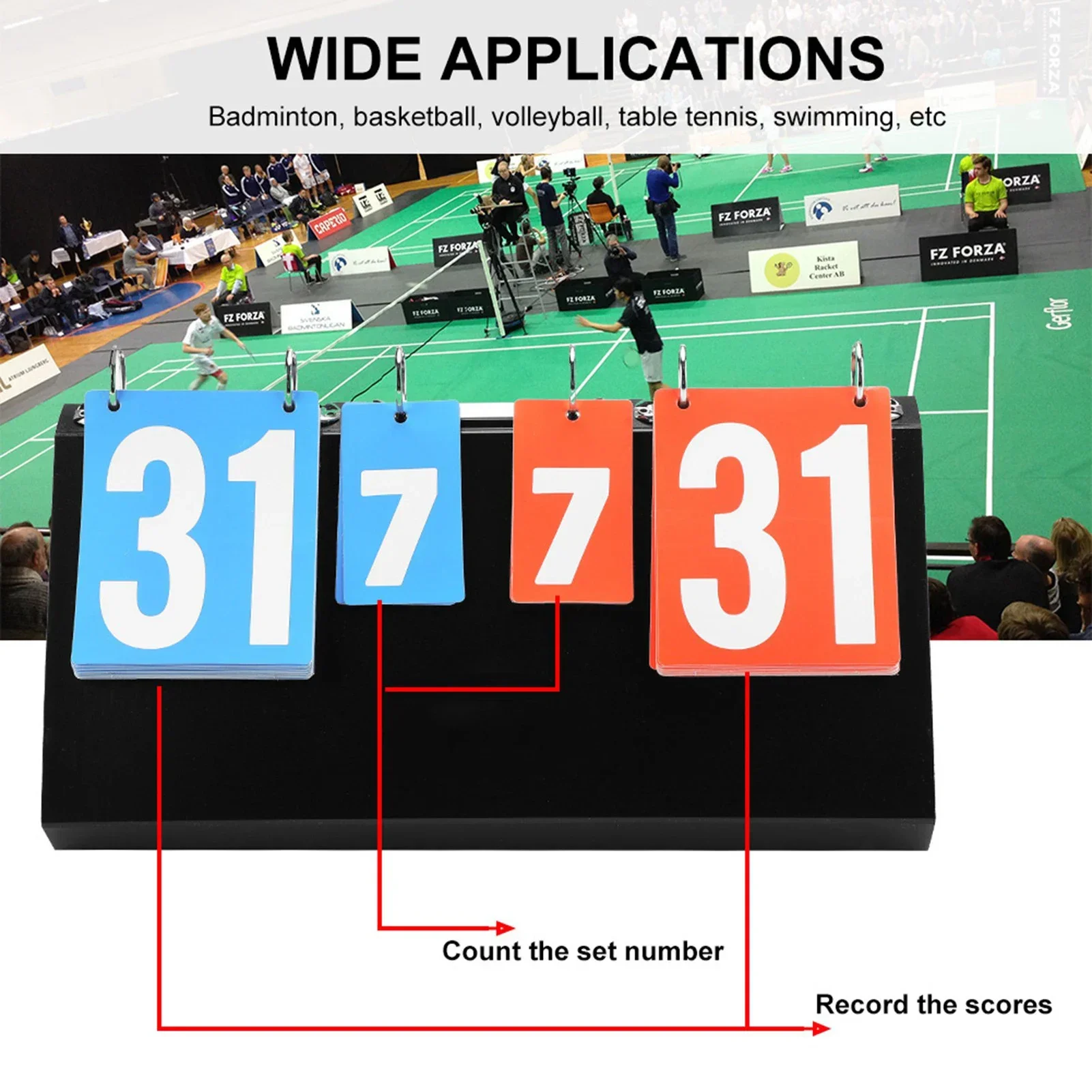 Table Tennis Scoreboard - Marcador de tablero de puntuación de