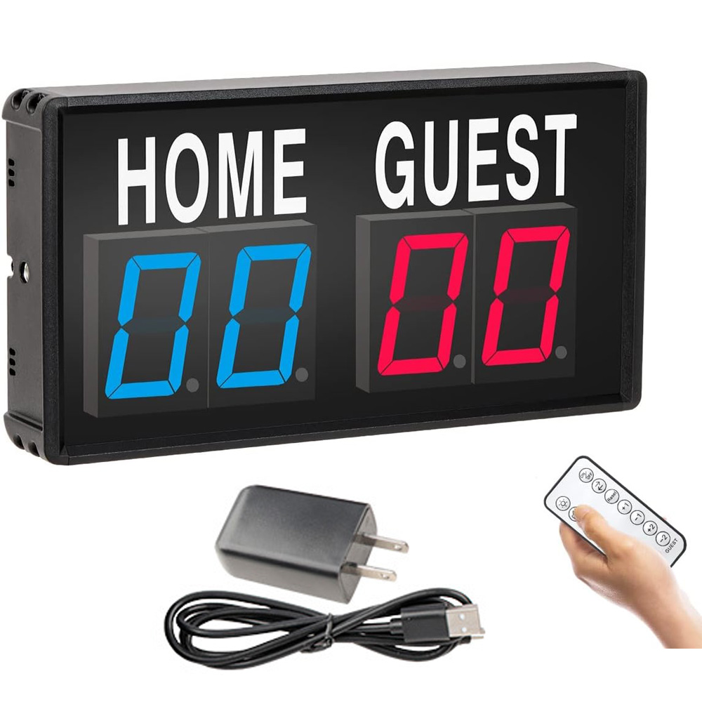 Table Tennis Scoreboard - Marcador Electrónico Portátil de 4 Dígitos