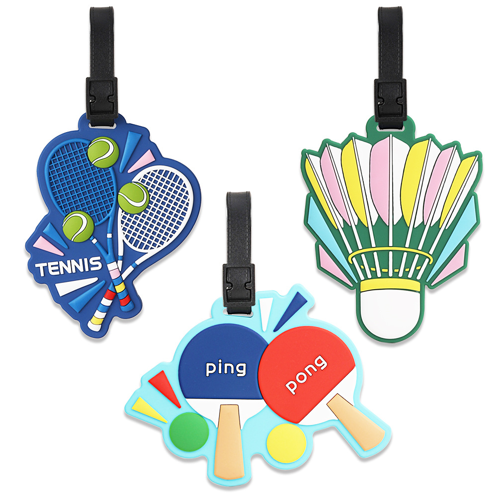 Table Tennis Information - Etiqueta Antipérdida para Equipaje Serie Deportiva,
