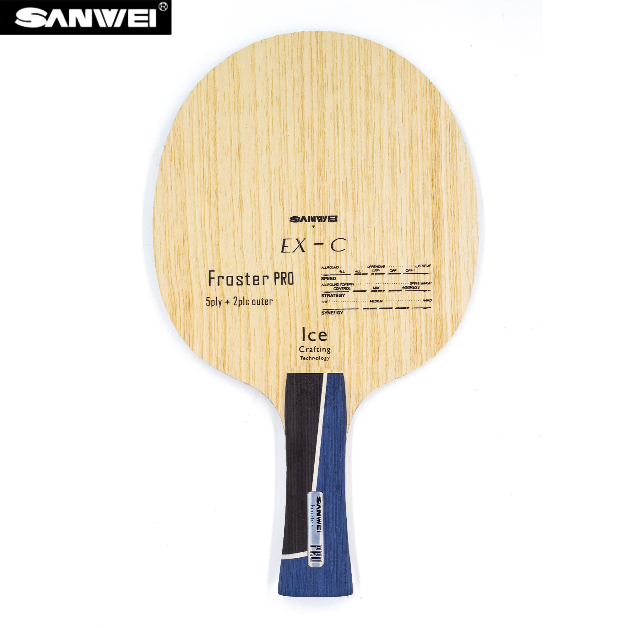 Table Tennis Paddles - SANWEI ALC Hoja de tenis de
