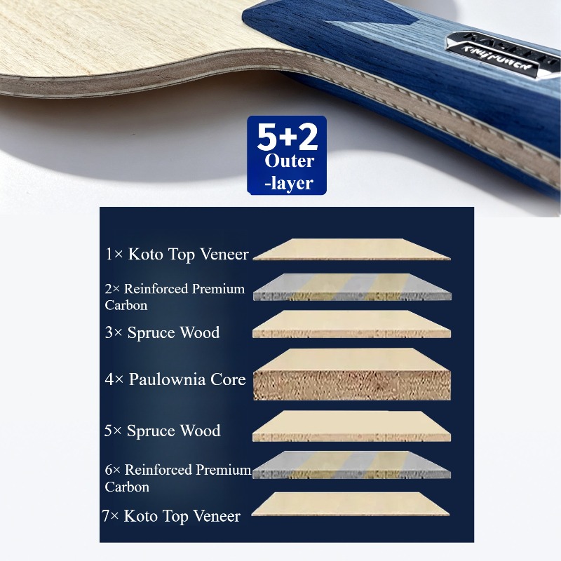 KASEED KING POWER S211 Pala de - Table Tennis Paddles reseña y precio