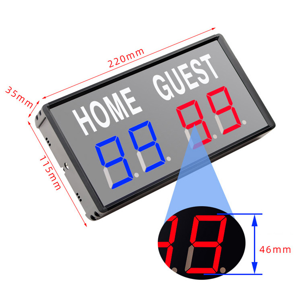 Marcador Electrónico LED de 4  - Table Tennis Scoreboard reseña y precio