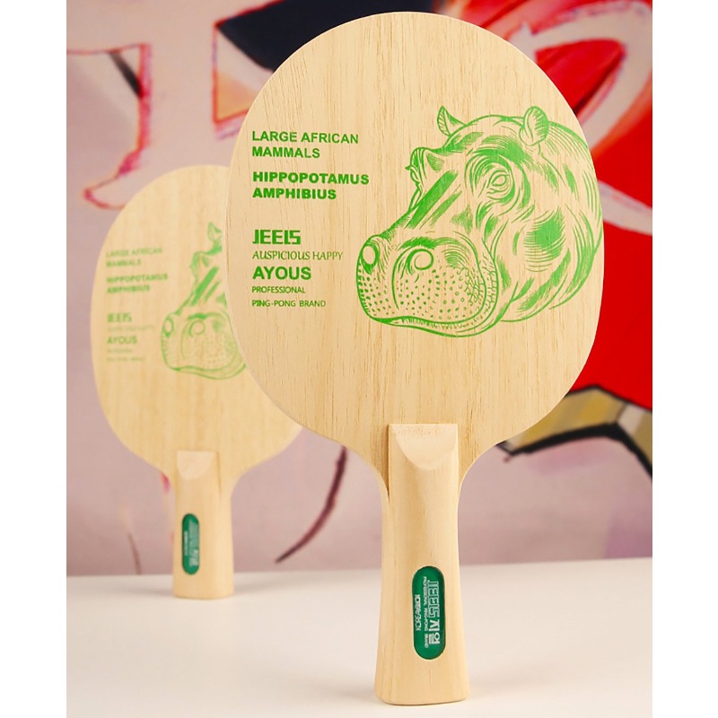 JEELS Green Hippo - Pala de Te - Table Tennis Paddles reseña y precio